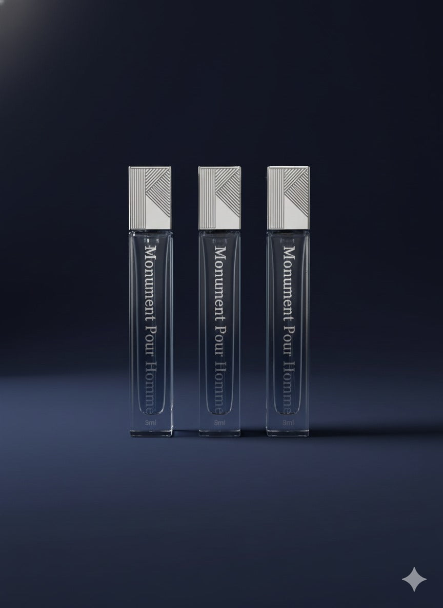 Travel Spray Monument Pour Homme (M) EDP 9ml - Aurora Scents