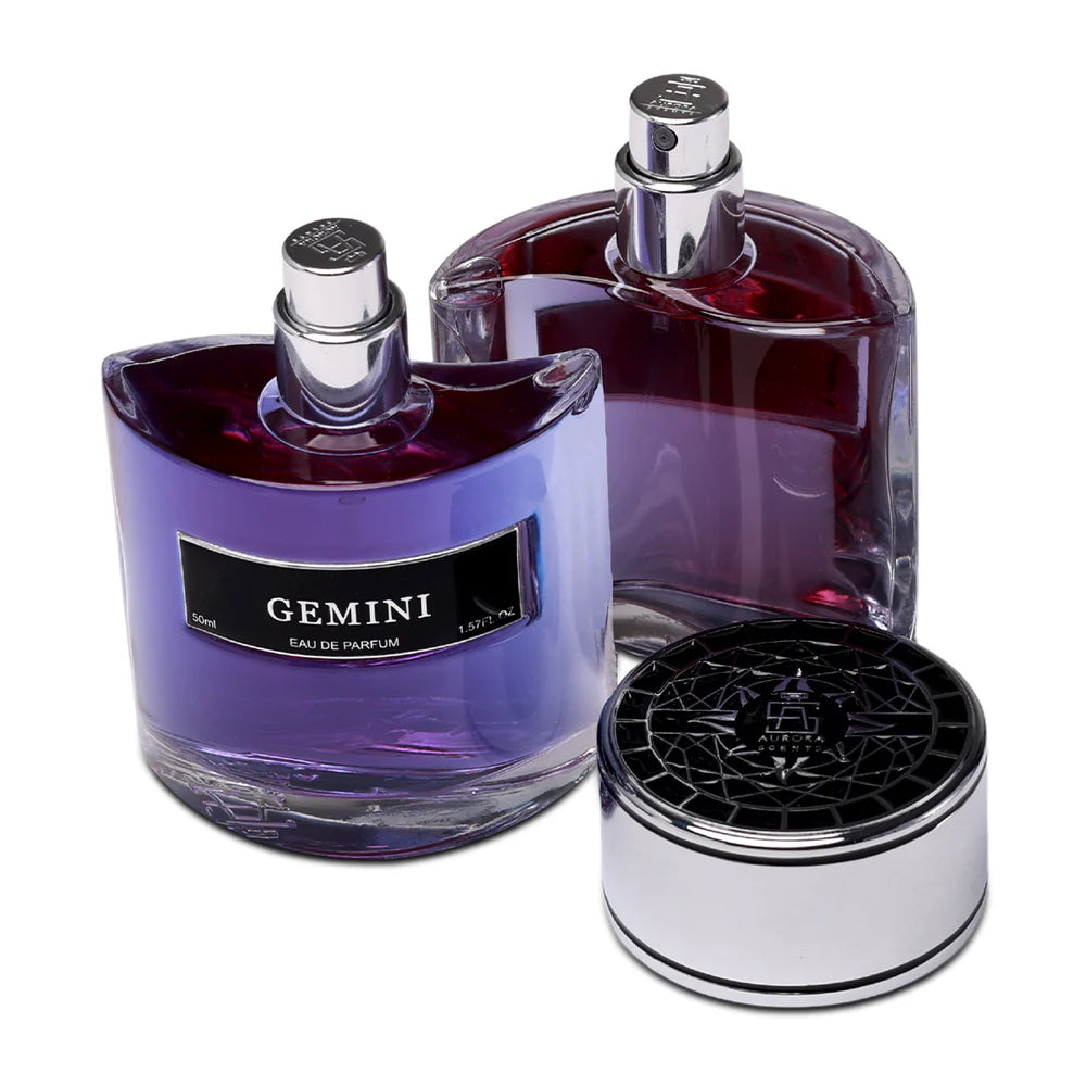 Aurora Gemini Men & Gemini Noir EDP for Men | 50ml x 50ml |100ml-Display