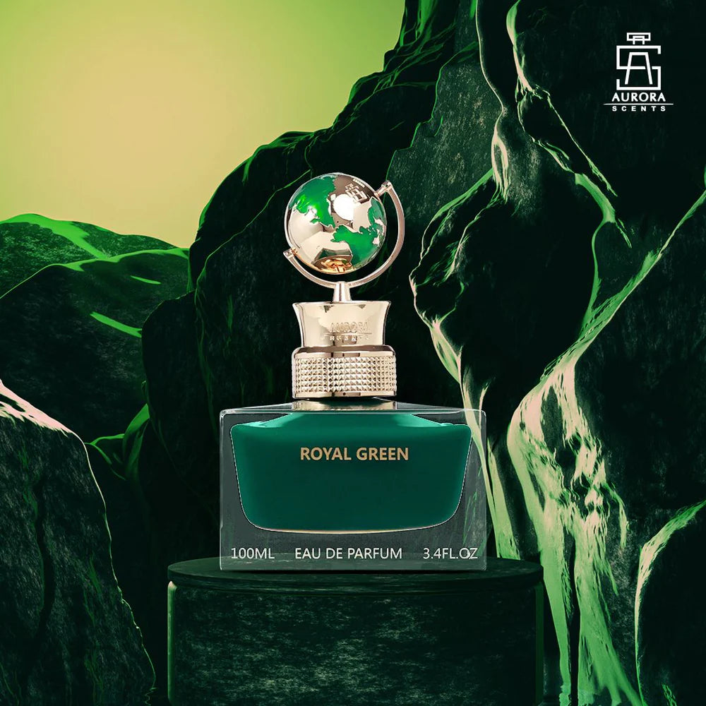 Aurora Globe Collection Royal Green EDP Unisex | 100ml-Display