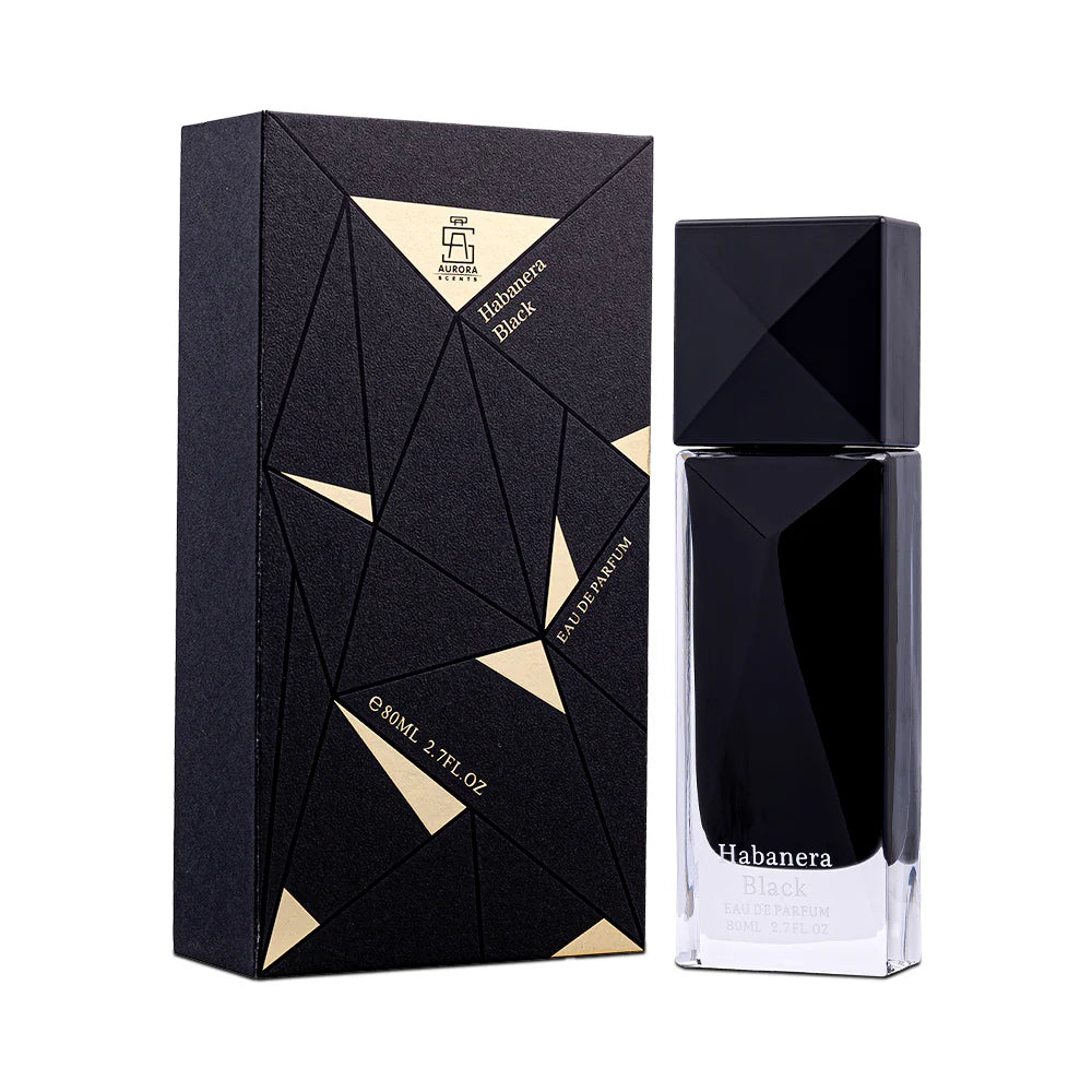 Aurora Habanera Black EDP for Men | 80ml-With Box