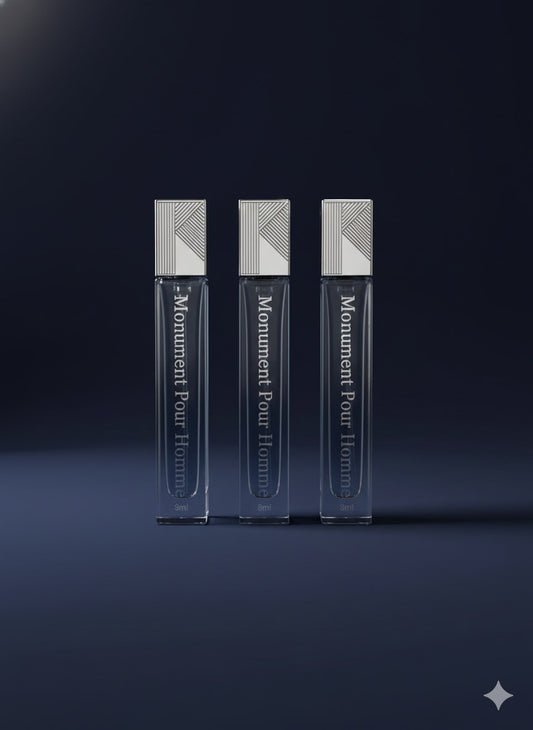 Travel Spray Monument Pour Homme (M) EDP 9ml - Aurora Scents