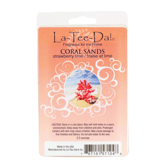 Lateeda Wax Melt Coral Sands 2.5 Oz