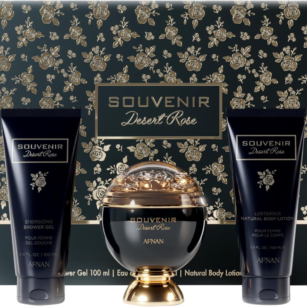 Afnan Souvenir Desert Rose EDP 3pc Set