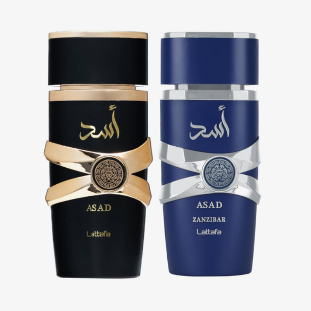 Lattafa Asad 5th Anniversary 2 Pcs Gift Set Asad And Zanzibar